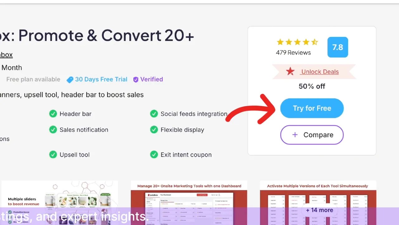 A tutorial on installing the Zotabox app for Shopify, guiding users through the setup process for marketing tools like pop-ups, banners, and social buttons